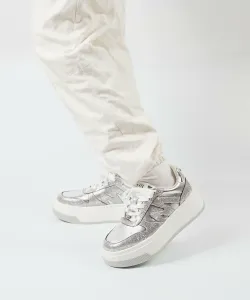 кроссовки на платформе с деталями из кристаллов Swarovski