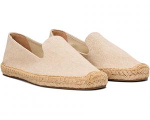Туфли на плоской подошве Soludos Smoking Slipper Espadrille, цвет Natural Undyed