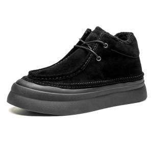 Ботинки Warm Wear-Resistant Height Increasing Ankle-Length Snow Boots Men's LEAVELAND, Black