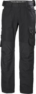 Рабочие брюки Helly-Hansen Workwear Oxford для мужчин с двусторонней растяжкой, усиленными регулируемыми наколенниками и карманом на бедре Helly Hansen, Black