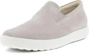 Женские кроссовки ECCO Soft 7 на каждый день без шнурков, серый