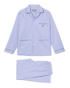 Длинная хлопковая пижама для мальчика Kiff-Kiff, светло-синий