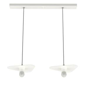 Подвесной светильник Lumicom Cloud x2, 30x30x30 см, белый