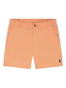 Шорты с вышивкой Polo Pony POLO RALPH LAUREN KIDS, оранжевый