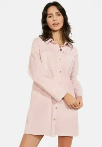 Короткое платье-рубашка Lolaliza, Light Pink