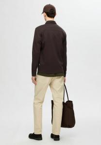 Летняя куртка SLHJACKIE Selected Homme, коричневый