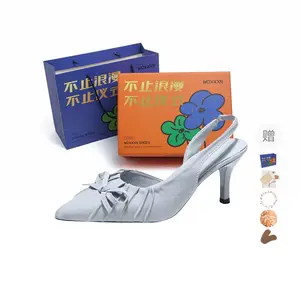 WOXXXN Женские туфли на высоком каблуке фиолетово-голубые [подарочный набор] (с подарком), цвет Blue[Gift Box Set](Gift Included)