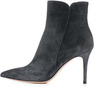 Женские модные ботильоны YDN с острым носком на высокой шпильке, с молнией, для вечерних и праздничных мероприятий, размеры 4-15 США