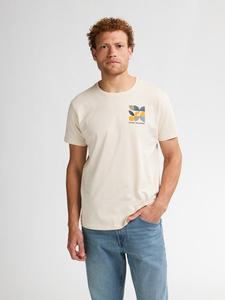 Футболка с принтом на спине Oglala желтого цвета Petrol Industries