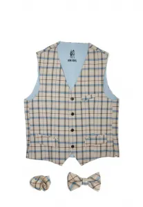 Комплект жилета для костюма Real Guys, Hellblau