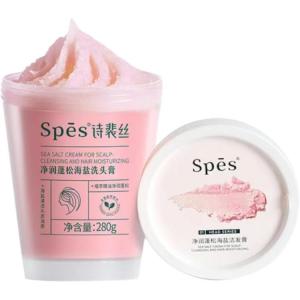 Шампунь с морской солью Spes для контроля жира, увлажнения, лечения перхоти, очищения и объема Spēs