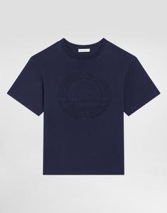 Футболка из джерси с тисненым логотипом DG Dolce&Gabbana, синий