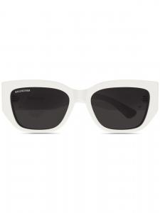 Balenciaga Eyewear солнцезащитные очки с логотипом, белый