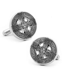 Запонки с кельтским крестом Cufflinks Inc, Black