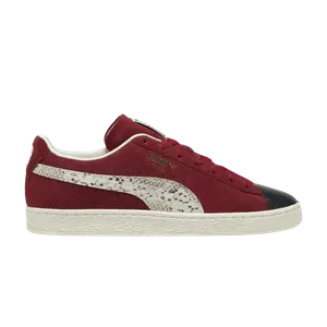 Кроссовки Suede, цвет Split - Intense Red Snakeskin