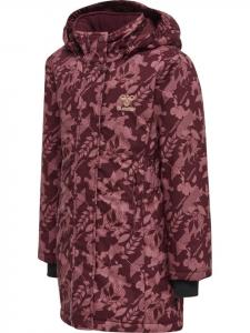 Детская зимняя куртка "Hmlalma Tex Coat" красного цвета Hummel