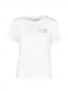 Футболка с круглым вырезом Mc2 Saint Barth, белый