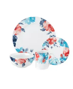 Набор столовых приборов Home Floral Breeze из 16 предметов, сервиз на 4 персоны Spode, white