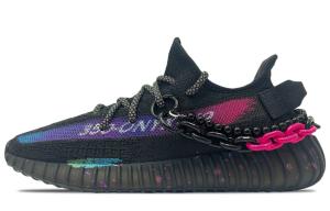Кроссовки adidas originals Yeezy Boost 350 V2 Lifestyle Shoes Unisex Low-top Black Rose Pink, черный