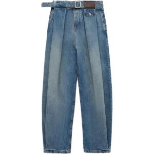 Loewe Женские джинсы, синие, средней ширины штанин