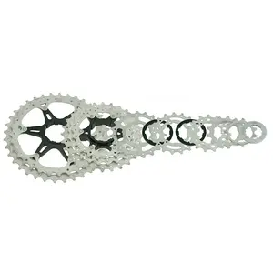 Велокассета SunRace, серебряный