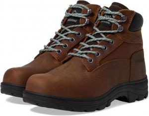 Женские ботинки Wolverine Carlsbad с водонепроницаемой стальной пяткой, 15 см, Sudan Brown
