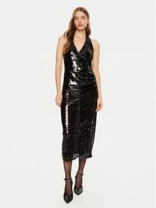 Коктейльное платье стандартного кроя Haveone, черный