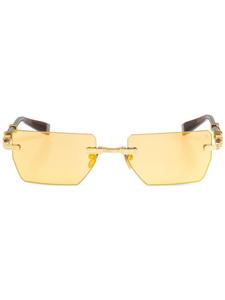 Balmain Eyewear солнцезащитные очки в прямоугольной оправе BPS-150G-53, золотистый