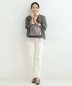 Сумка через плечо на завязках Shoo・La・Rue, цвет Gray (012)