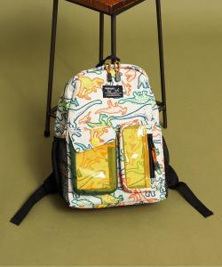 Рюкзак с рисунком динозавров и окошком