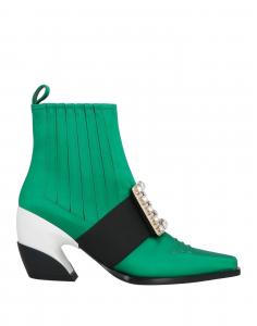 Ботильоны Roger Vivier, изумрудно-зеленый