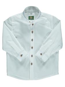 Детская традиционная рубашка Vaboyo белого и средне-синего цветов OS-Trachten