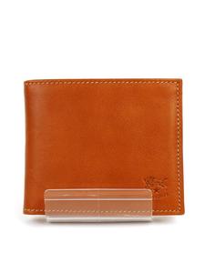 Кожаный кошелек Il Bisonte двойного сложения.