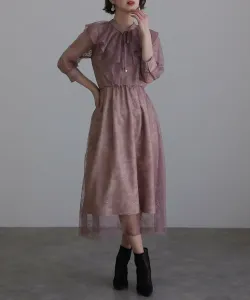 Платье с воротником, которое можно носить как платье, так и платье-трансформер Pourvous, цвет Purple