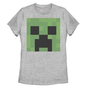Детская футболка Minecraft Creeper с портретом и большим лицом Licensed Character