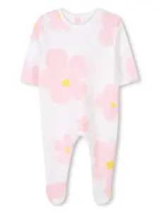 Комплект боди с цветочным принтом Marc Jacobs Kids, нейтральный