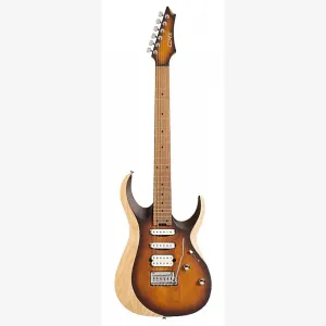 Cort X700 OPVB | Электрогитара Cort X700 Triality высокого класса с 6 струнами, цвет Vintage Burst. Новая с полной гарантией!