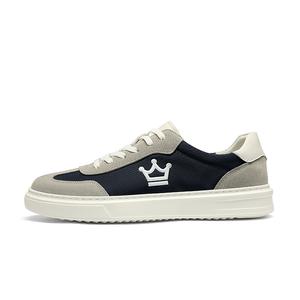 CROWN Скользоустойчивые мужские низкие скейтерские кроссовки синие, цвет Blue