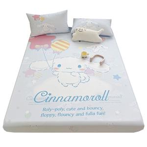 Sanrio Хлопковое сменное постельное белье для общежития и дома покрывало и подогнанная простыня