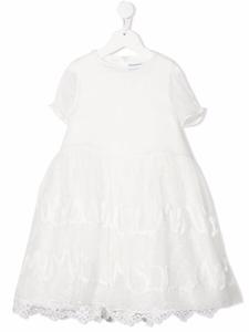 Mi Mi Sol платье миди с кружевом, нейтральный цвет