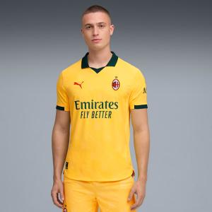 Мужская футбольная майка Ac Milan 25/26 Third Authentic Puma, желтый
