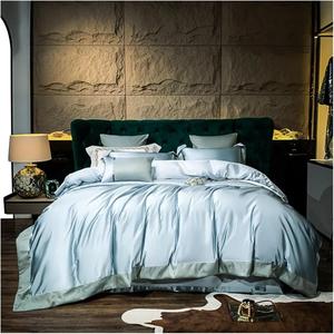 YUSIWOAL Комплект постельного белья из парчи и хлопка с вышивкой