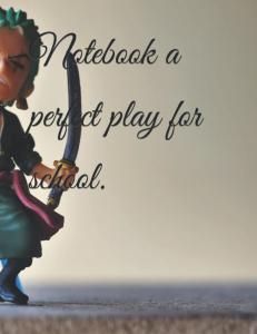 Notebook a perfect play for school.: 8.5x11 inch 42,33x28,57 cm 120 pages Notebook Journal for Teens (Independently published)