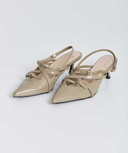 Туфли-слинги с ремешком на спине Noela, цвет Beige