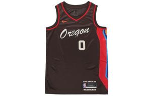 Мужская баскетбольная майка Nike темного угольно-коричневого цвета