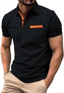 Мужская поло для лета, короткий рукав, Casual