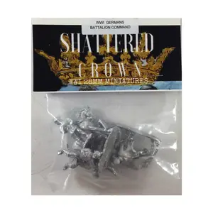 Командование немецкого батальона, WWI Shattered Crown Miniatures - German (28mm)