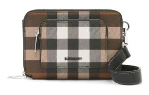 Burberry Хлопковая сумка через плечо мужская темная берёзовая коричневая