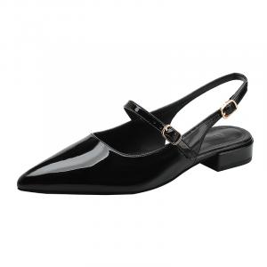 TATAYA Женские повседневные туфли на один каблук черные, цвет Black