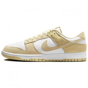 Кроссовки Nike Dunk Skateboarding Shoes Unisex Low-top White/Beige, бежевый